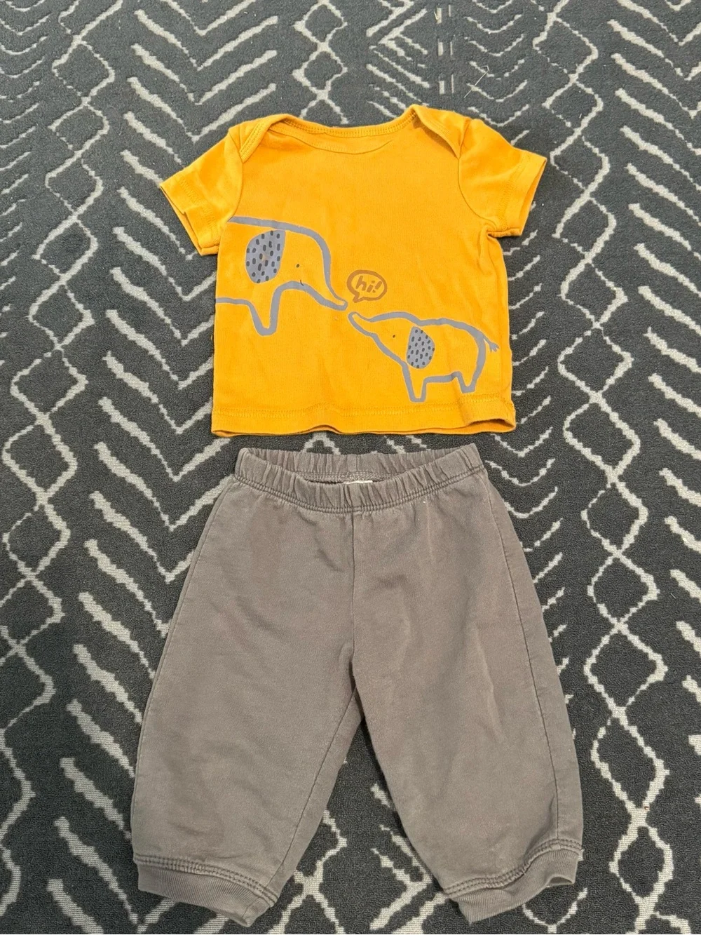 Baby boy shirt and pants set